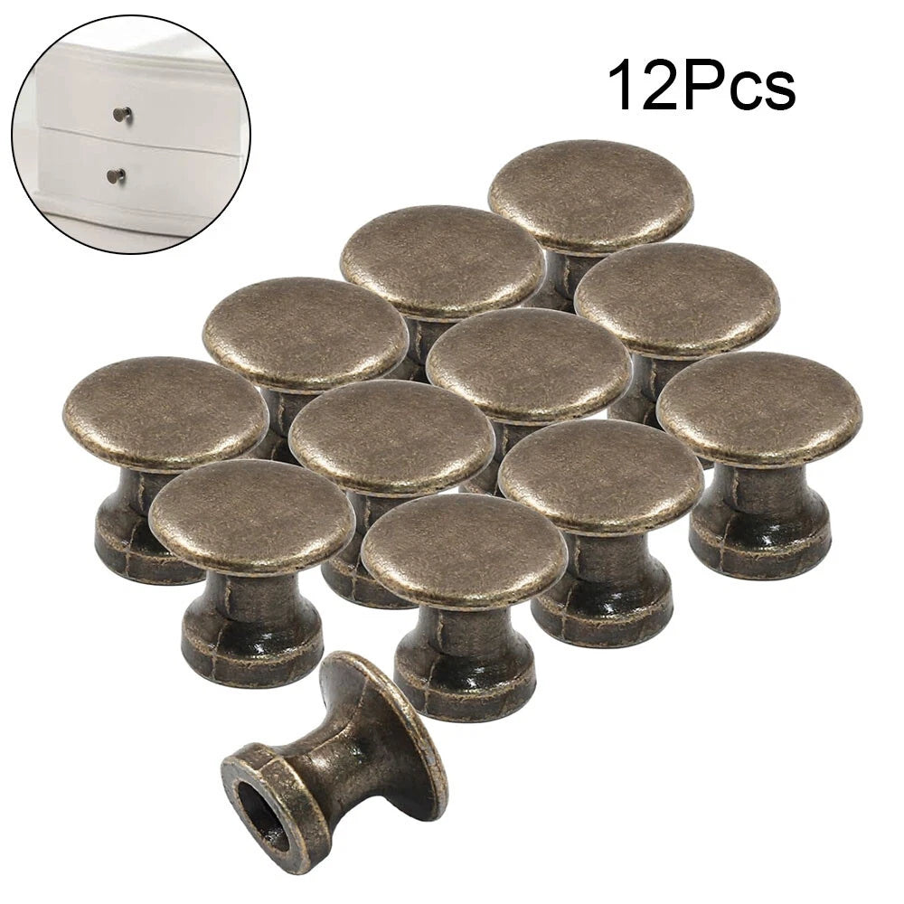12Pc Vintage Pull Handle Knob Set for Cabinet Drawer Door Wardrobe