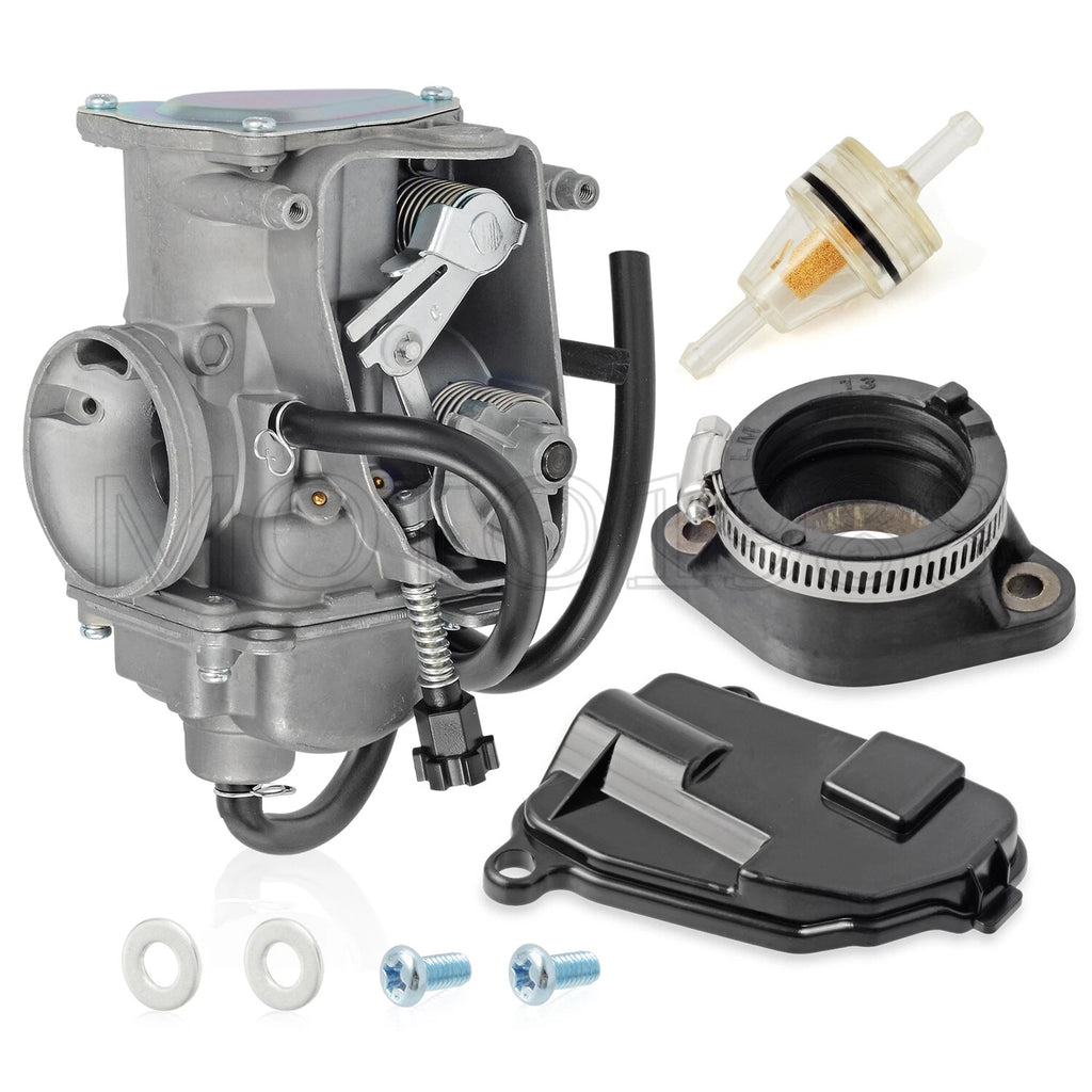 Carburetor Assembly with Intake Boot for Honda FourTrax 350 TRX350 (1986–1987)