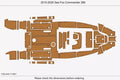 EVA Foam Teak Deck Flooring for Sea Fox 266 Commander (2016)