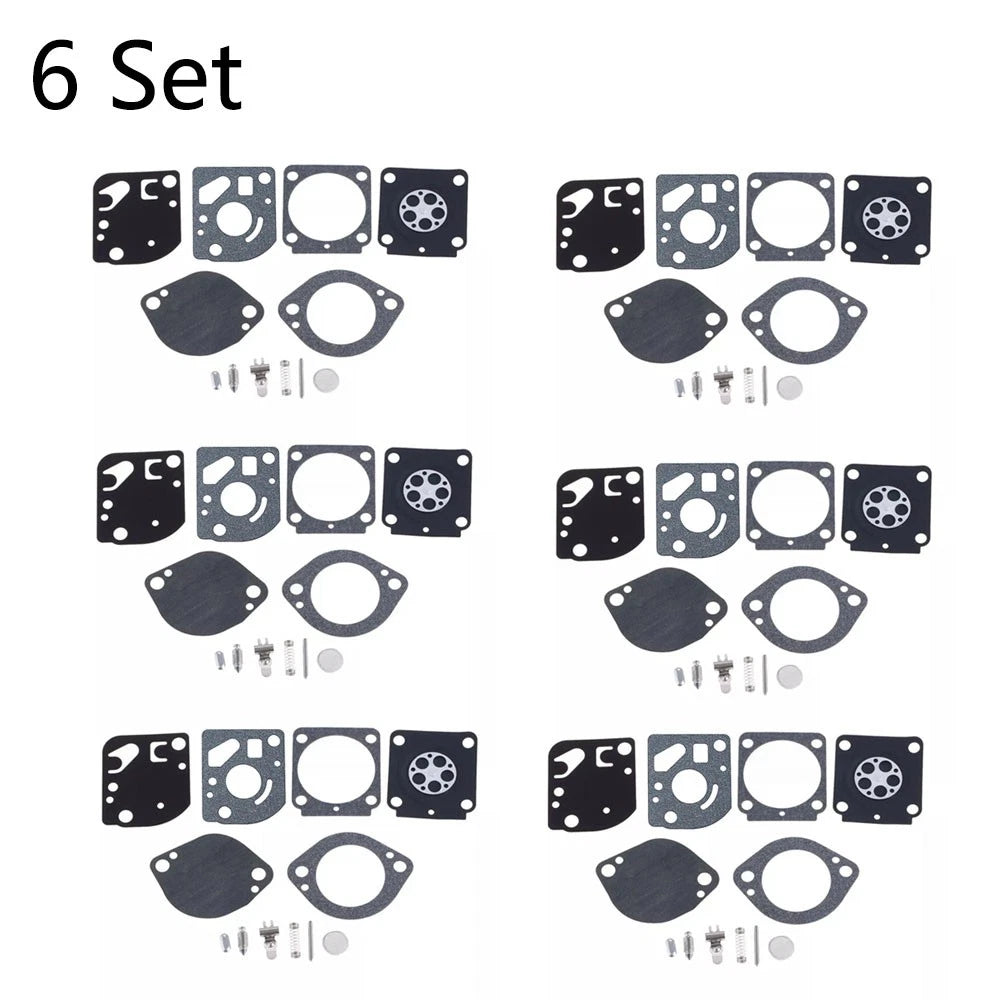 Set of 6 Carburetor Repair Kits for Zama RB-97 STIHL FC90 FC95 FS87 FS91 FS100 FS110