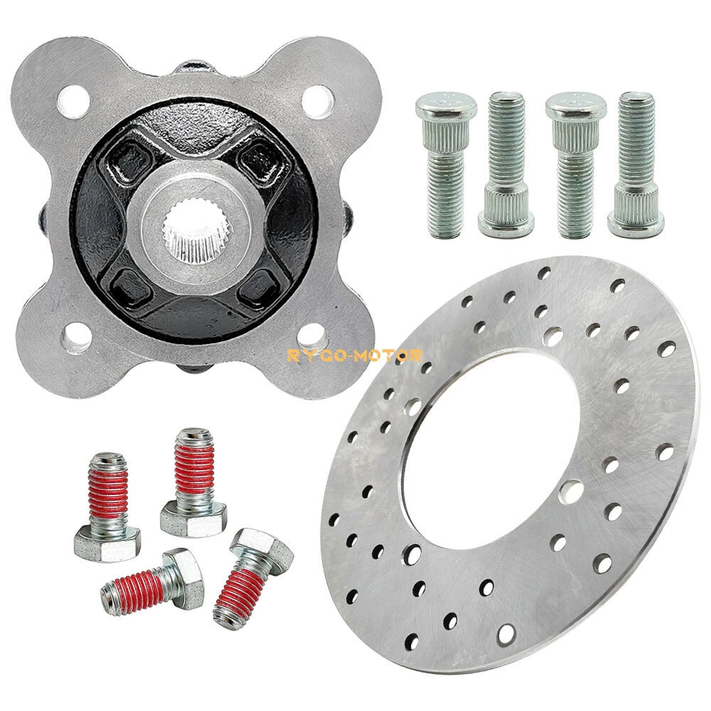 Rear Wheel Hub & Disc Rotor & Studs for GEM eM1400 (2014–2020)