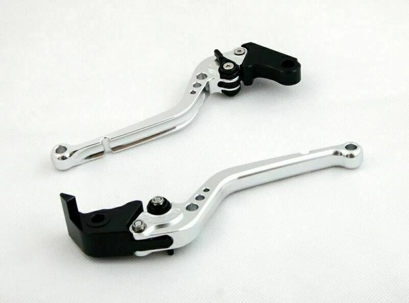 Long Brake Clutch Levers for Speed Triple Daytona 675R (2011–2014) Silver T9