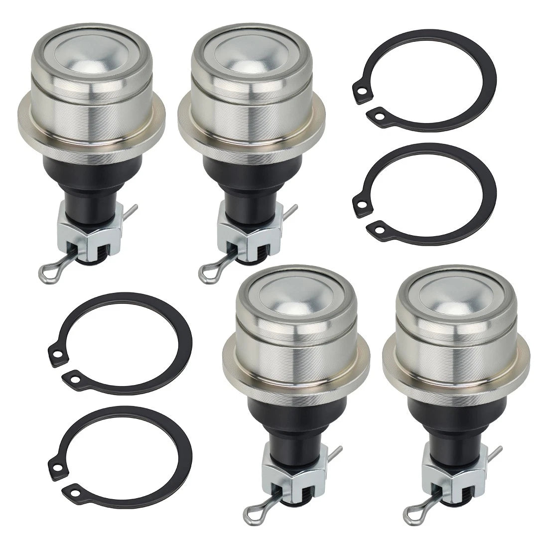 Set of 4 Upper & Lower Ball Joints for Honda Rancher Foreman TRX420 450 500 520 650 680