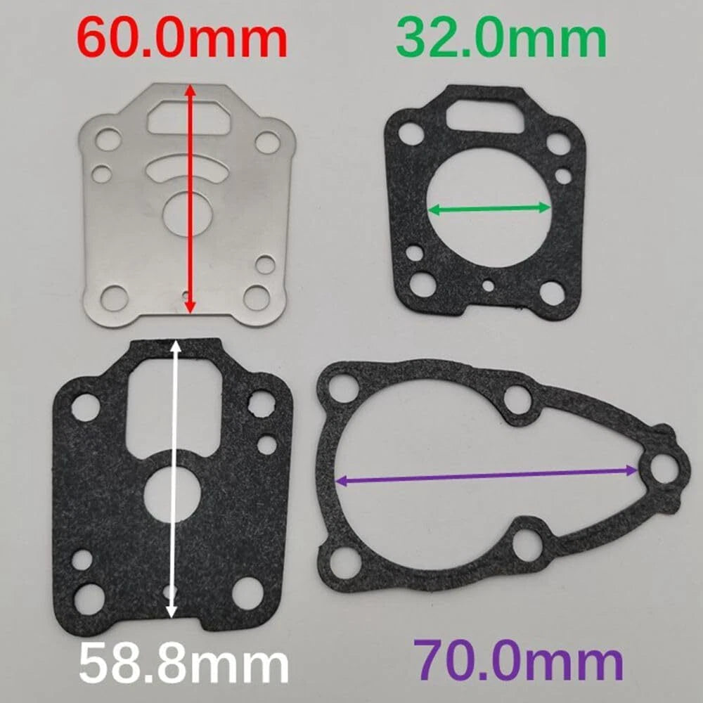 Water Pump Repair Kit 369-65016 369-87322 for Tohatsu Nissan 4-6 HP Outboard