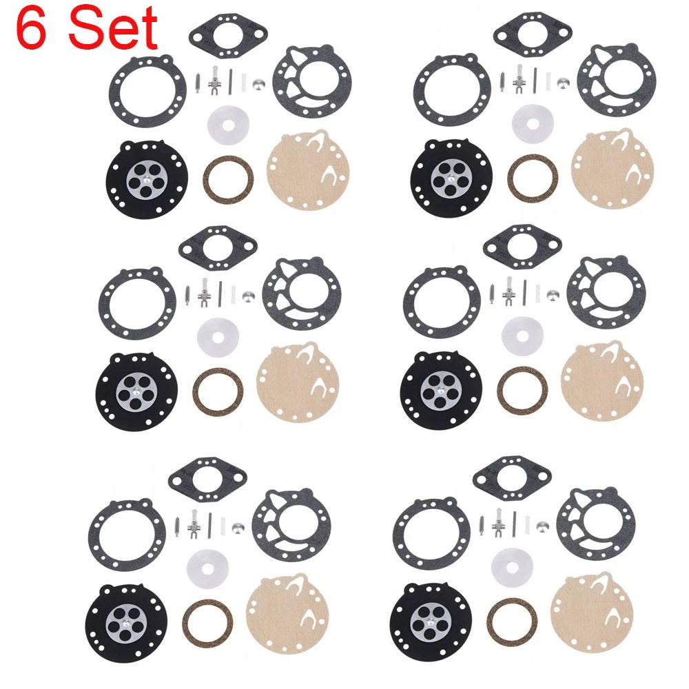 Set of 6 Carburetor Repair Kits for Zama RB-42 Stihl 08 08S 070 090 TS350 TS360