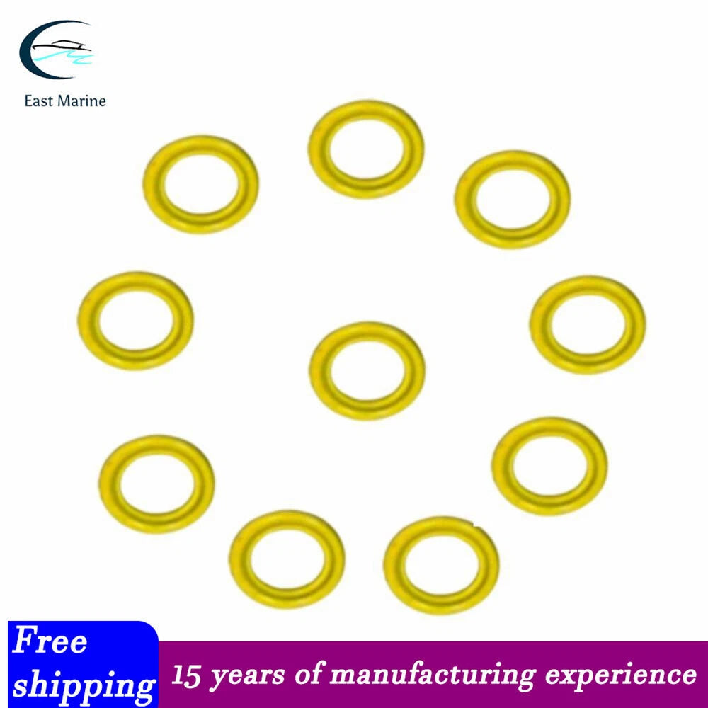 Set of 2 Oil Drain Plug Washer Gaskets for Mercruiser Outdrive (830749, 8M0204693)