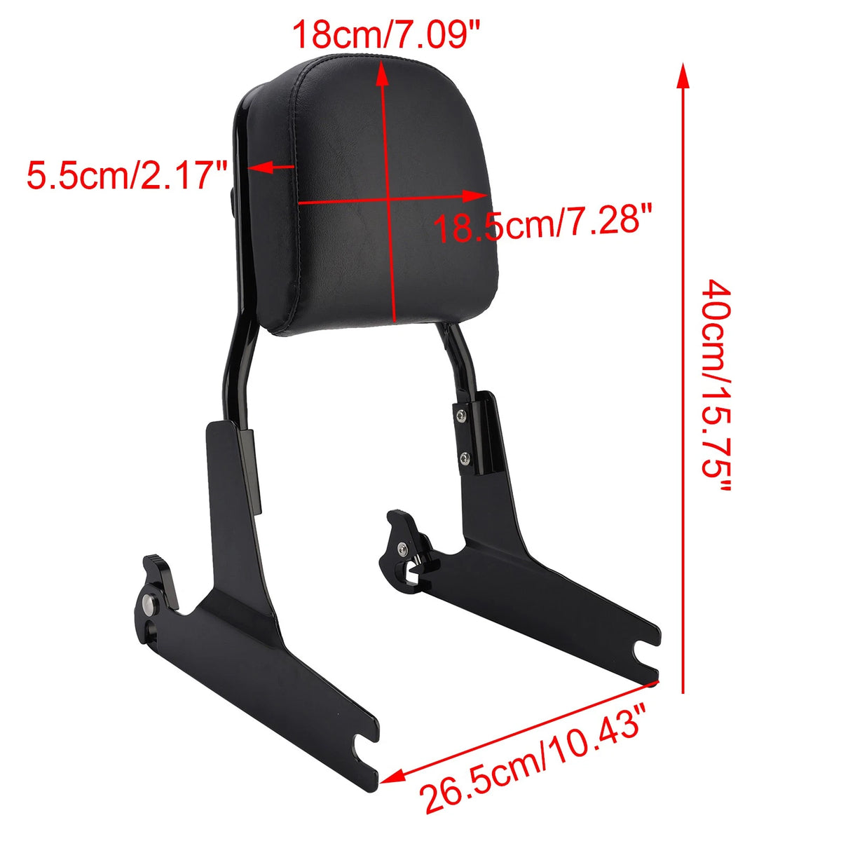 Sissy Bar Backrest for Harley Softail (2000–2017)