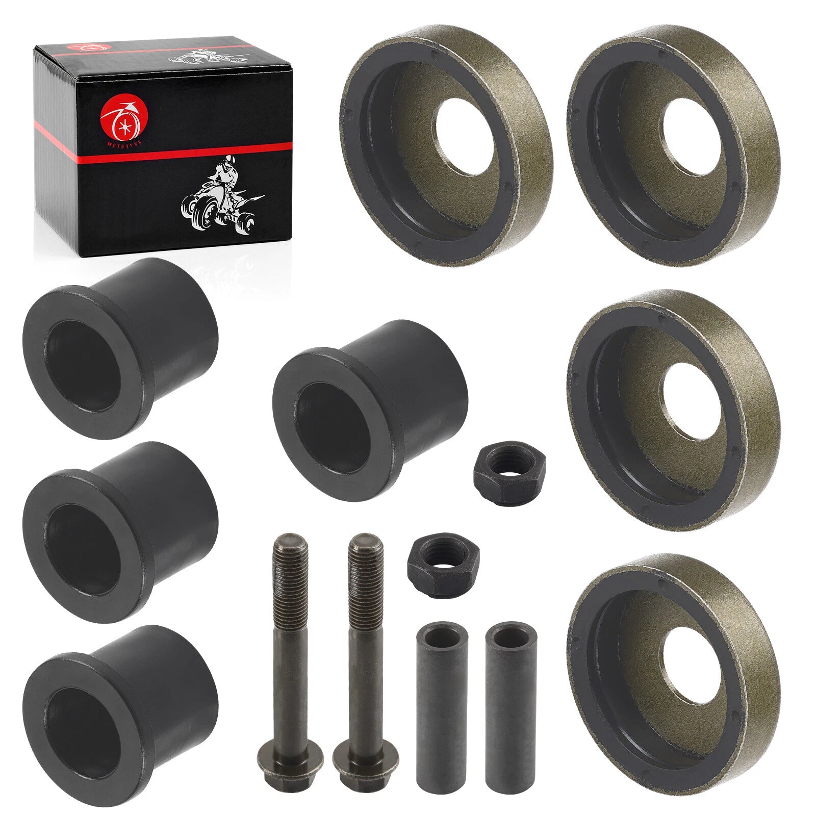 Front A-Arm Bushing Kit for Polaris Phoenix 200, Sawtooth 200, RZR 170 (2005–2021)