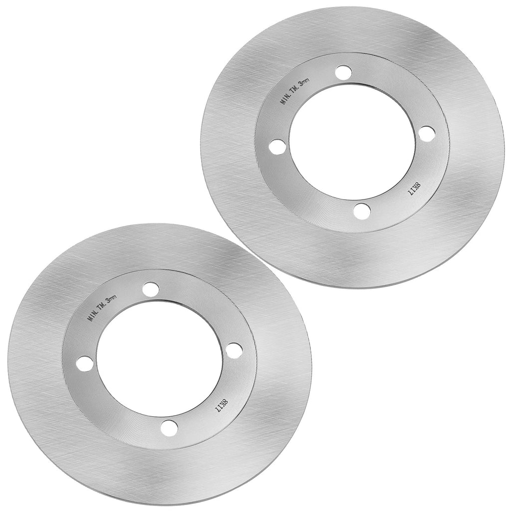 2X Front Brake Disc Rotor for Suzuki Eiger 400, Eiger 500, Kingquad 400, Vinson 500 (2002–2018)