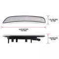 Clear Amber LED Front Bumper Side Marker Light for Dodge Durango (2021–2026)