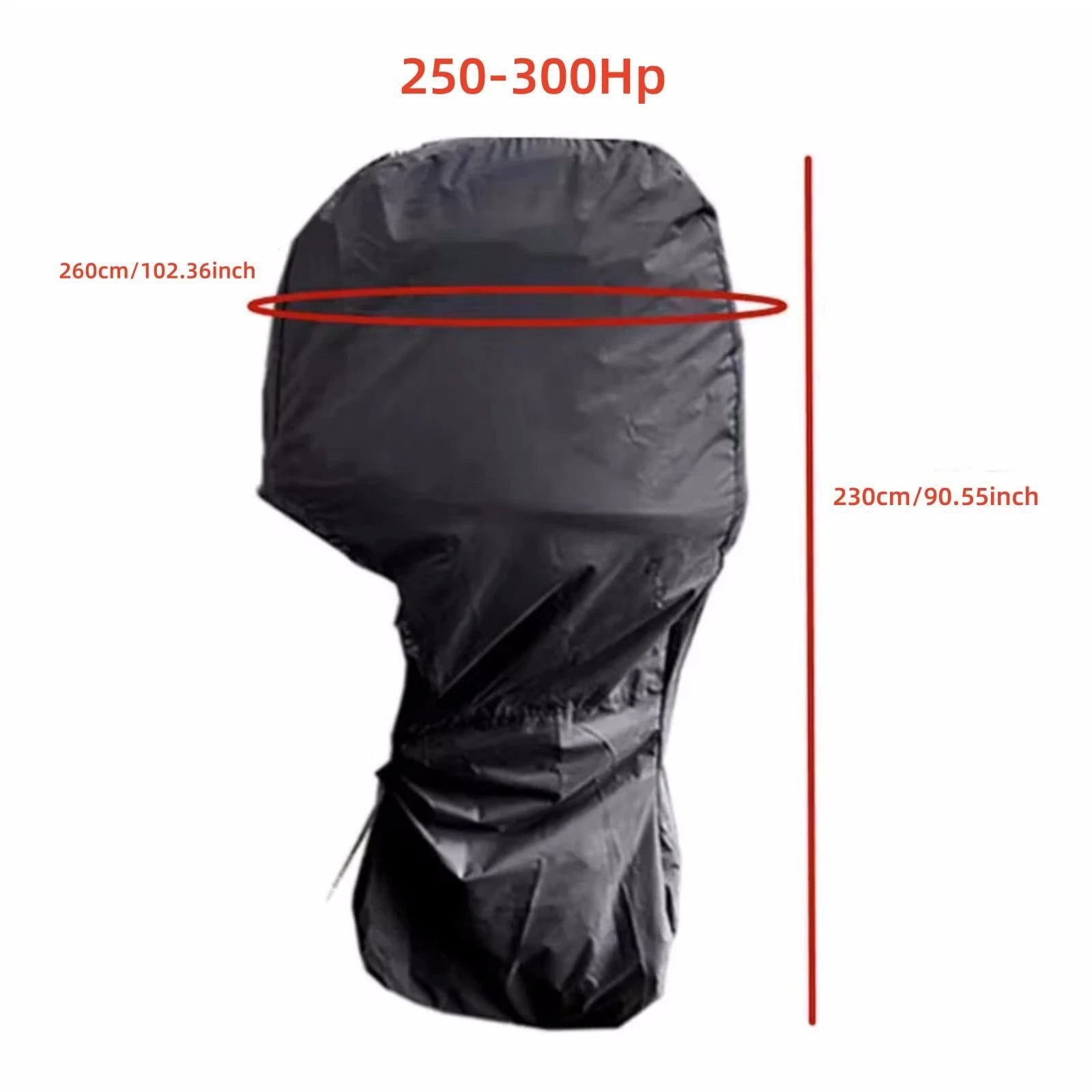 Outboard Engine Cover for 250-300 HP Marine Motor (Waterproof)