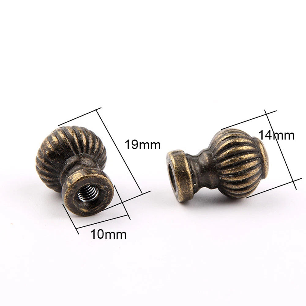 5Pc Antique Bronze Knob Pull Handle for Drawer Cabinet Cupboard (N/A)