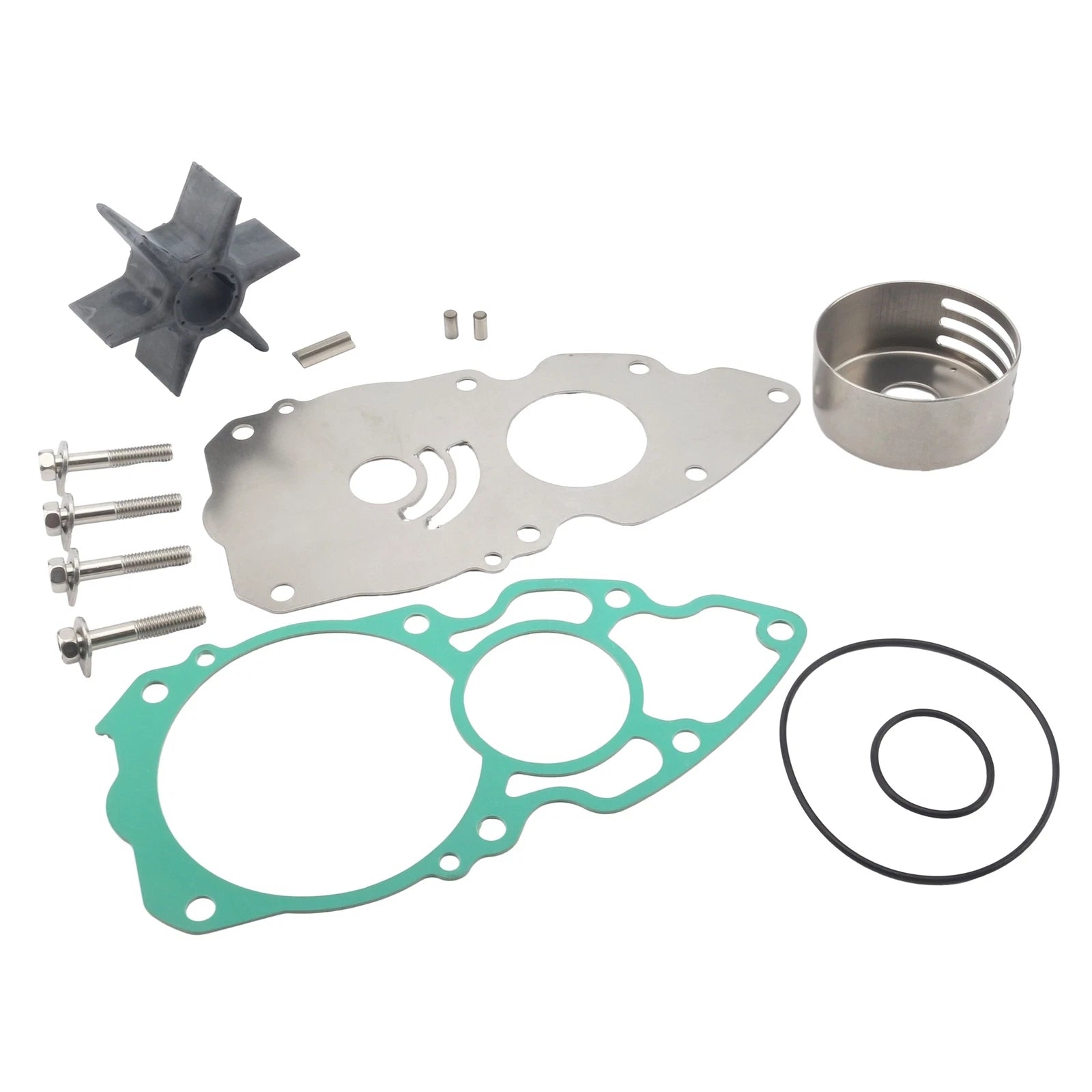 Water Pump Impeller Repair Kit for Yamaha Outboard (6AW-W0078-00, 18-3477)