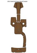 EVA Foam Faux Teak Deck Floor Mat for Cobalt 242 (2012)
