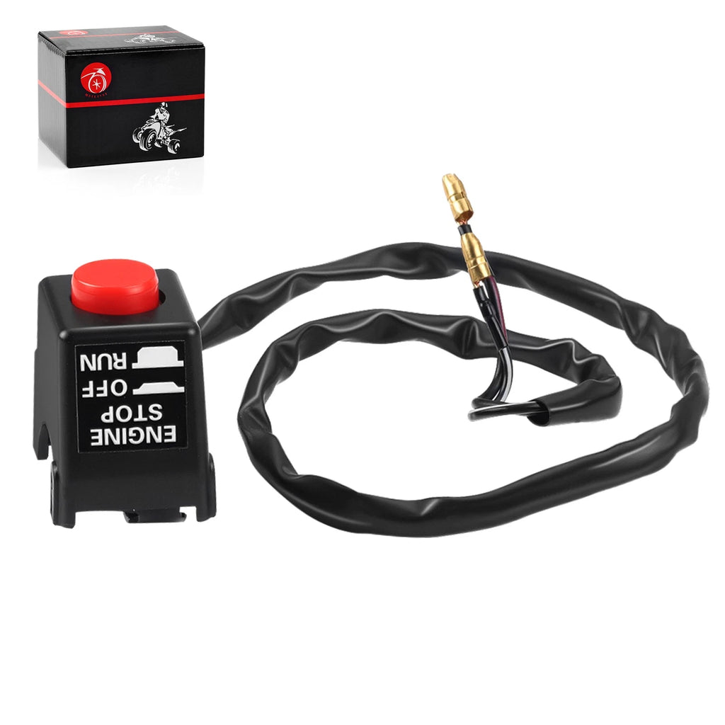 Left Kill Switch Assembly for Suzuki QuadRunner 50 LT50 LT-A50 (1984–2005) 37400-04602