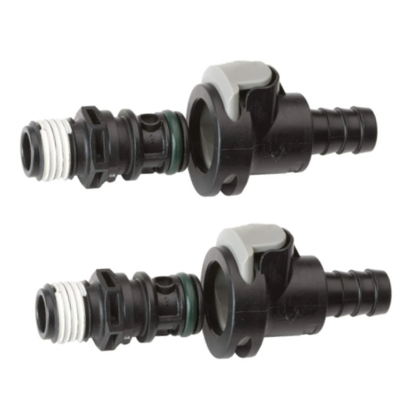 2Pcs Sprayless Connector with Thread Sealant for Universal Applications