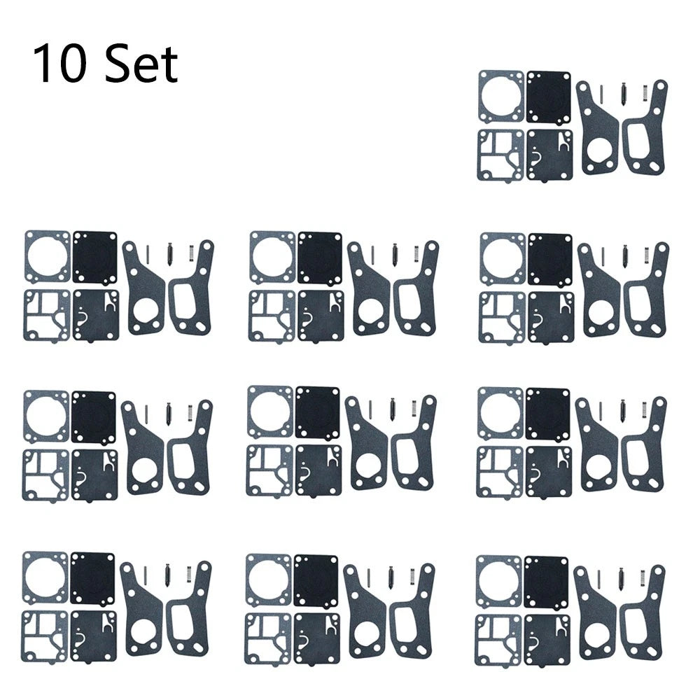 Set of 10 Carb Repair Kits for McCulloch Mini Mac 110 120 130 140 Zama RB19