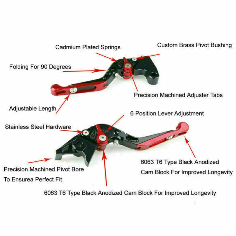 Adjustable Brake Clutch Levers for Honda ST 1300 (2008–2012) T9