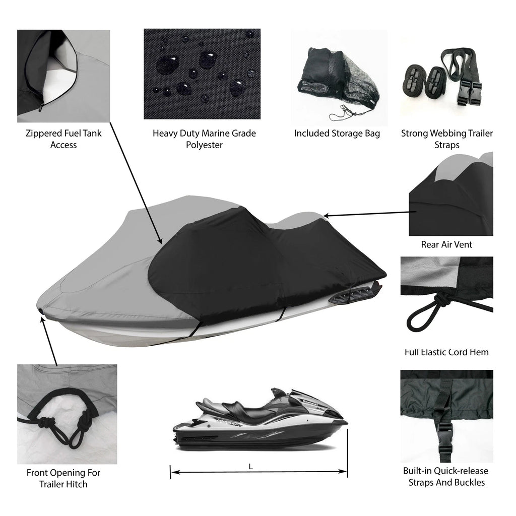 PWC Cover for Yamaha Jet Ski Wave Runner III (1990–1997) Rainproof
