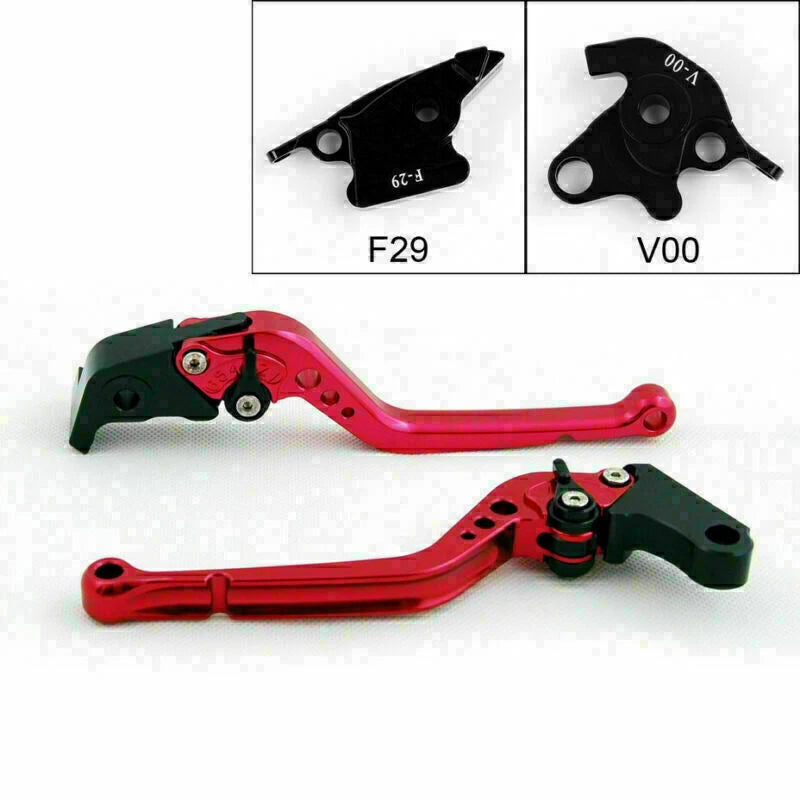 Long Brake Clutch Levers for Honda ST 1300 (2008–2012) Red T9