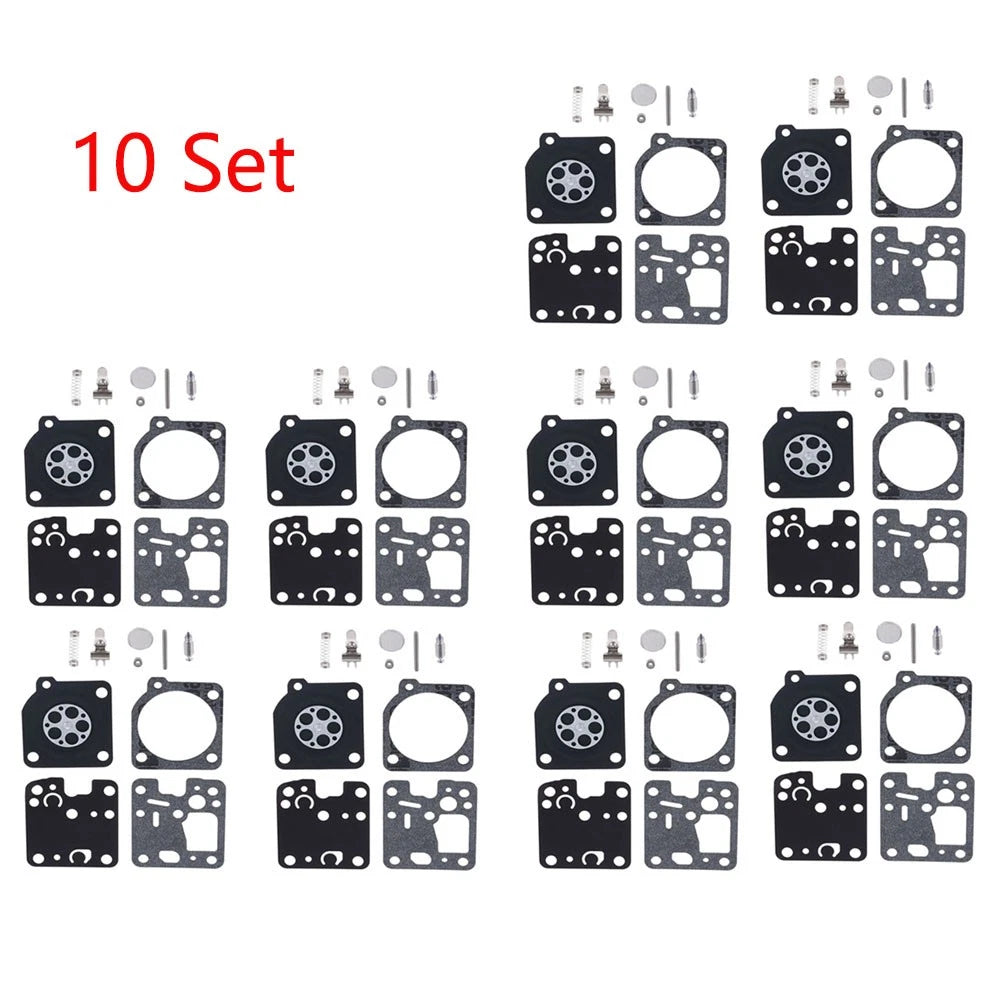 10x Carburetor Gasket Kit for Echo SRM-225 PB-251 (Zama RB-123 RB-188)