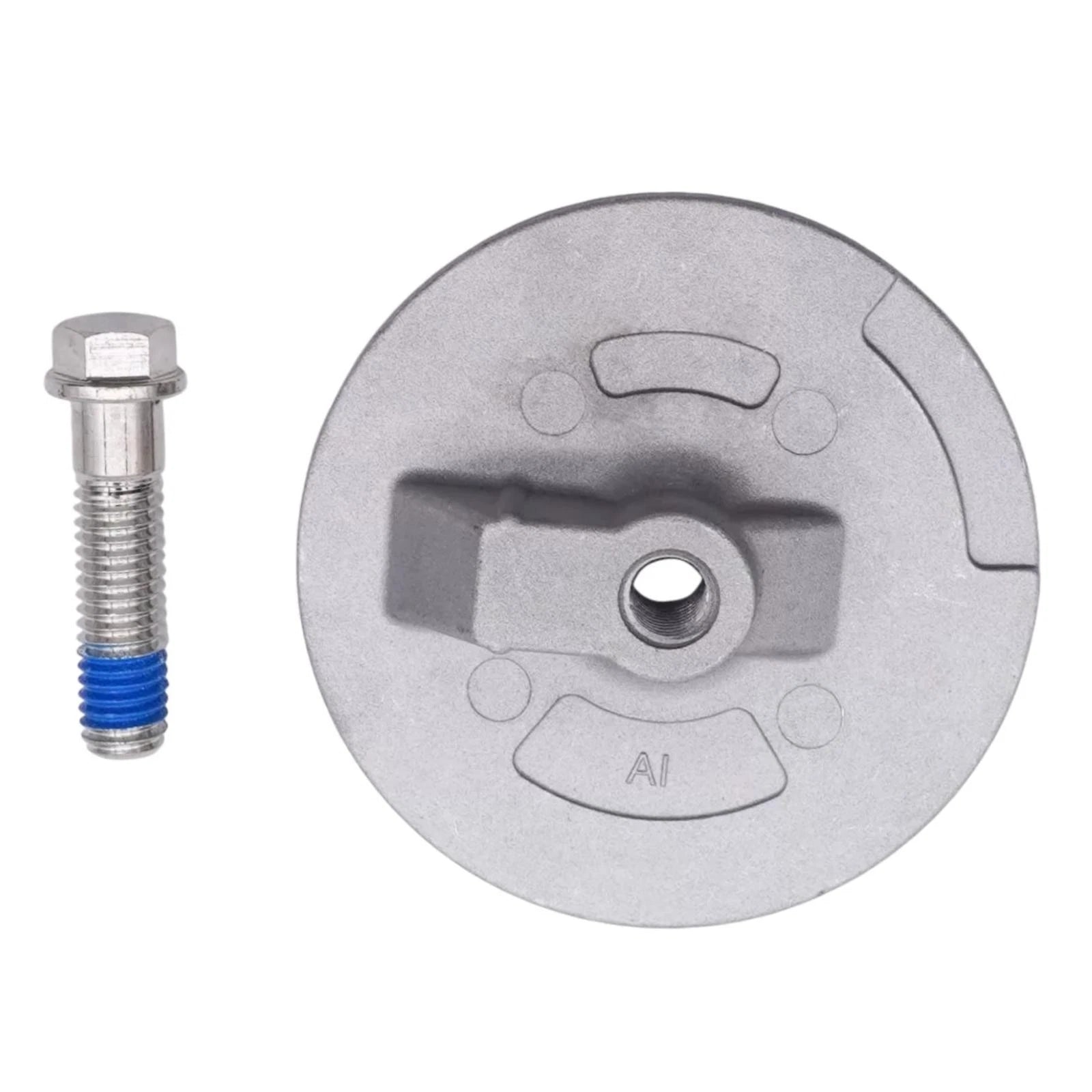 Zinc Anode Flat Trim Tab for MerCruiser Bravo Alpha One Gen II (18-6016, 76214, 76214Q5)