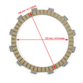 Clutch Friction Plate Kit for Kawasaki EX250 Ninja 250 250R (1988–2007) 13088-1013
