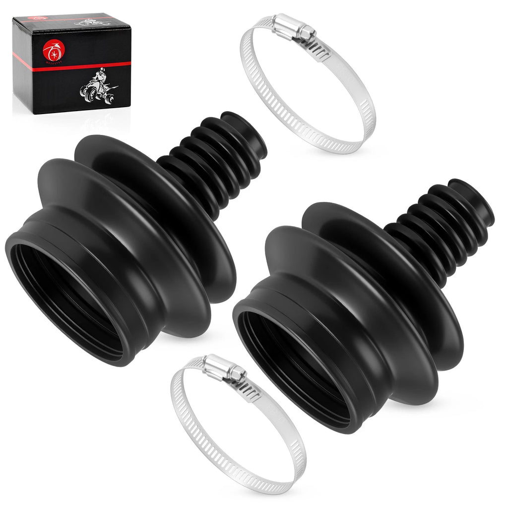2X Drive Shaft Universal Boot w/ Clamp for Suzuki QuadRunner 250, King Quad 300 (1991–2002)