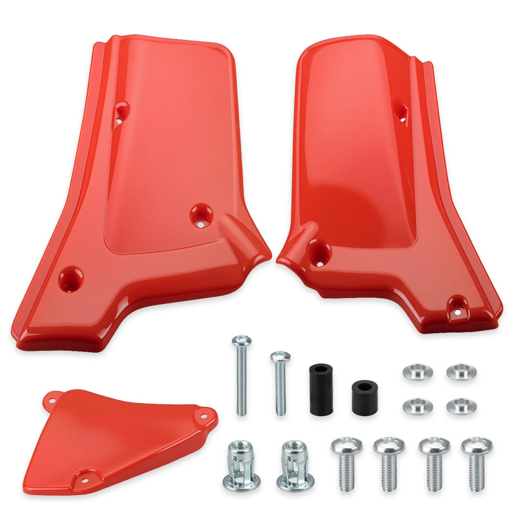 Set of 2 Side Panels Covers Red for Honda XR200R (1984–2002) XR250R (1984–1985)
