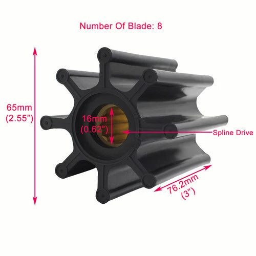 Water Pump Impeller for Mercruiser Diesel D254 D3.6L D4.2L (47-816814T)