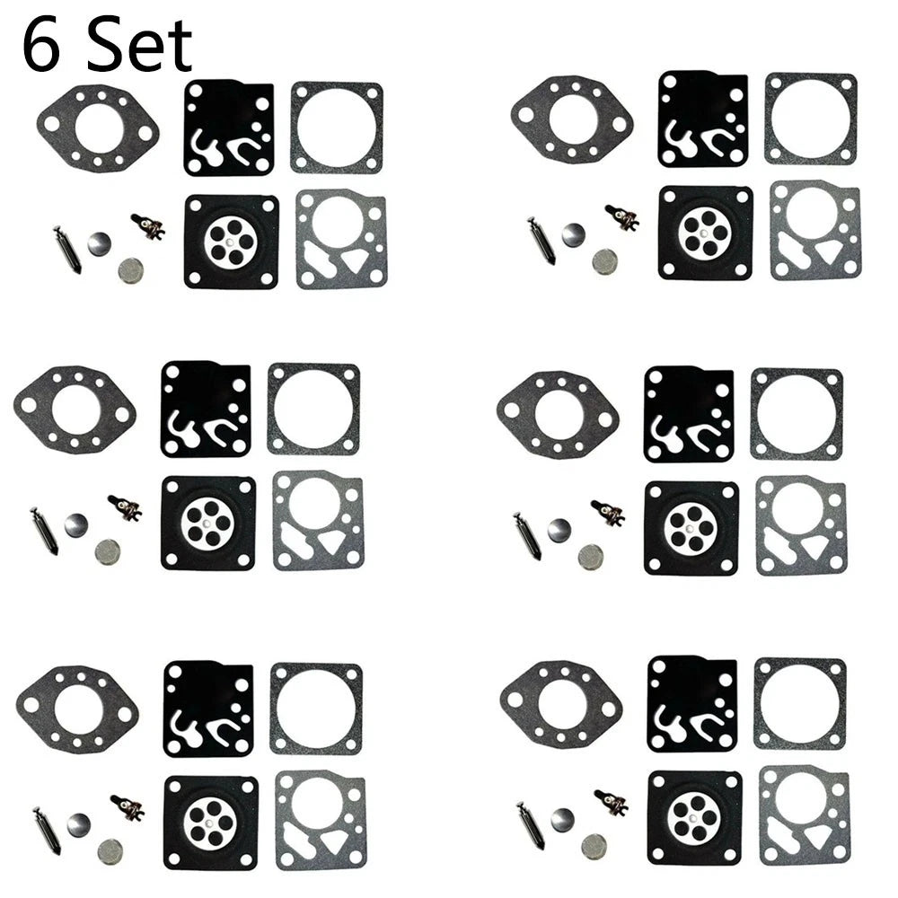 Set of 6 Carburetor Kits for Stihl 020 024 028 030 031 (RK-13HU RK-14HU)