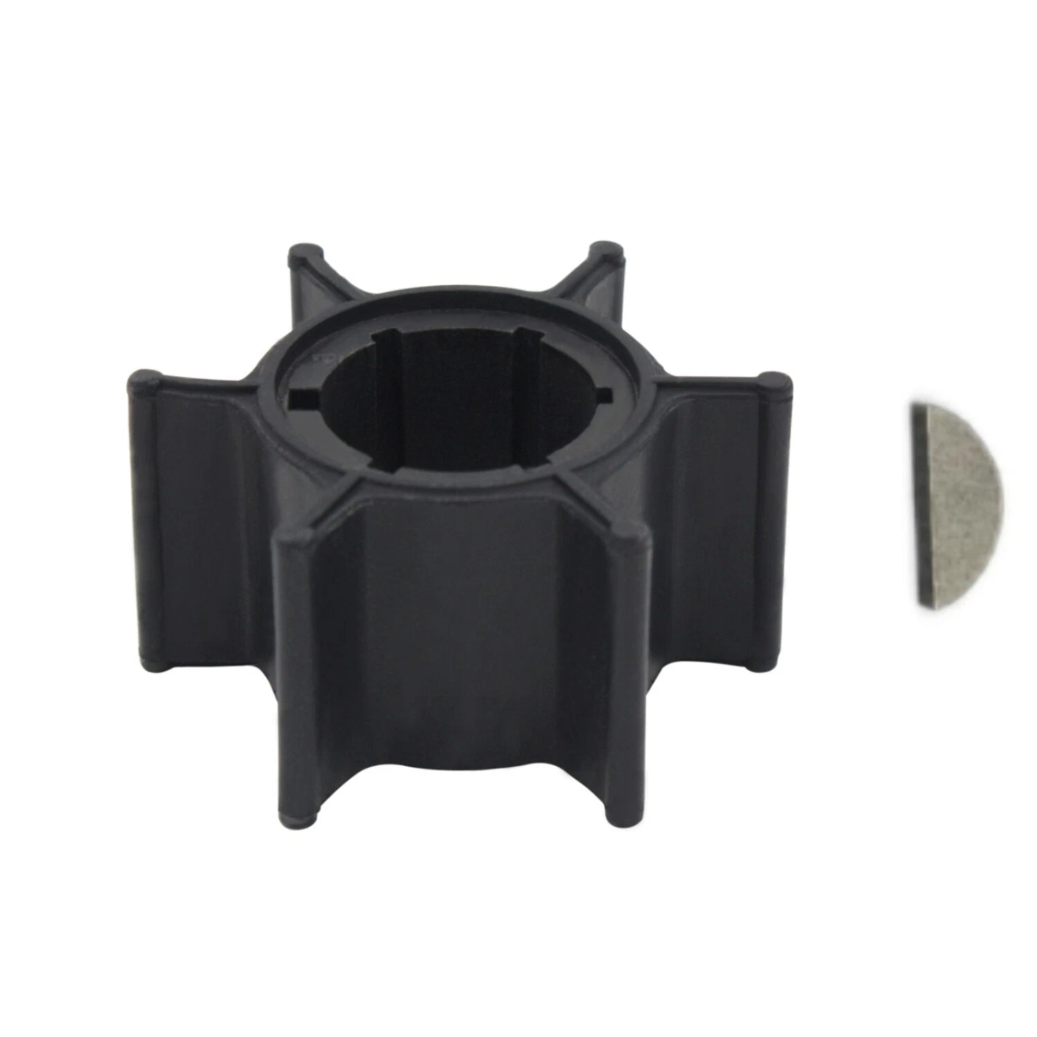 Water Pump Impeller with Key for Yamaha 2 Stroke 6hp 8hp (1990–2023) 655-44352-09