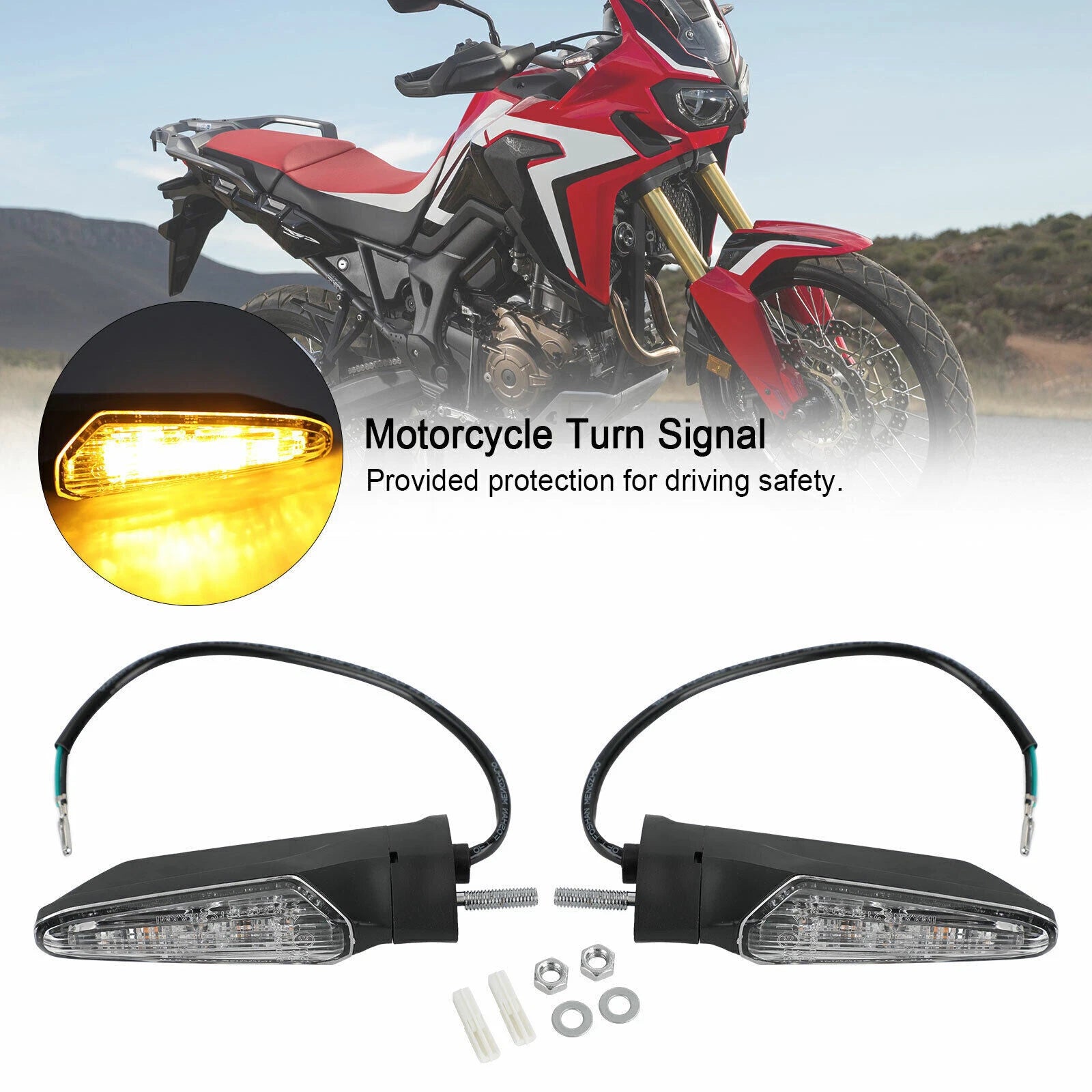 LED Turn Signal Light for Honda CRF1000L Africa Twin (2015–2017) T9