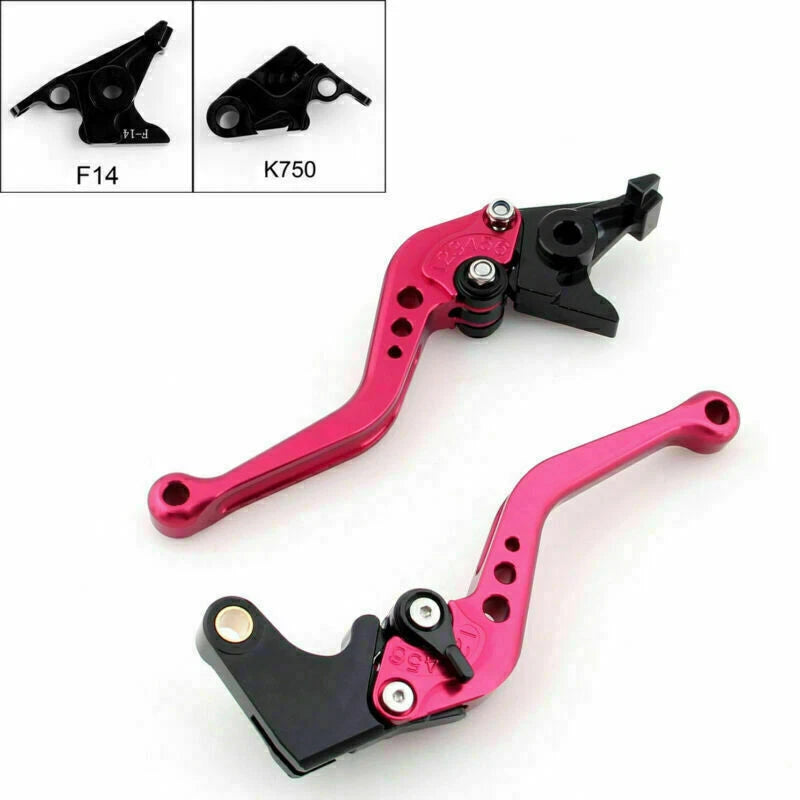 Short Brake Clutch Levers for Kawasaki ZX-6, ZZR600, ZXR400, ZZR, Z750S, ER-5, ZR (1990–2023)