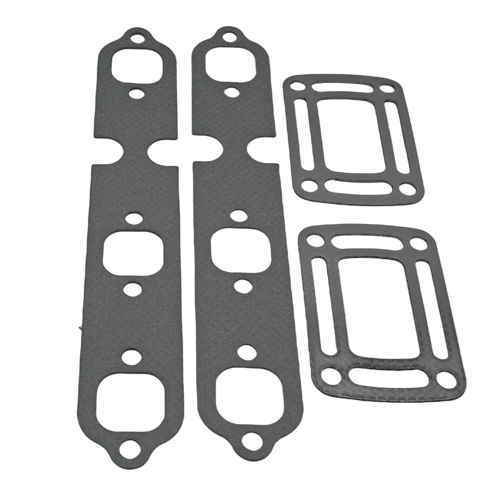 Exhaust Manifold Bellow Hose Repair Kit W/Gasket for OMC 4.3L Sterndrive V6 (3853412)