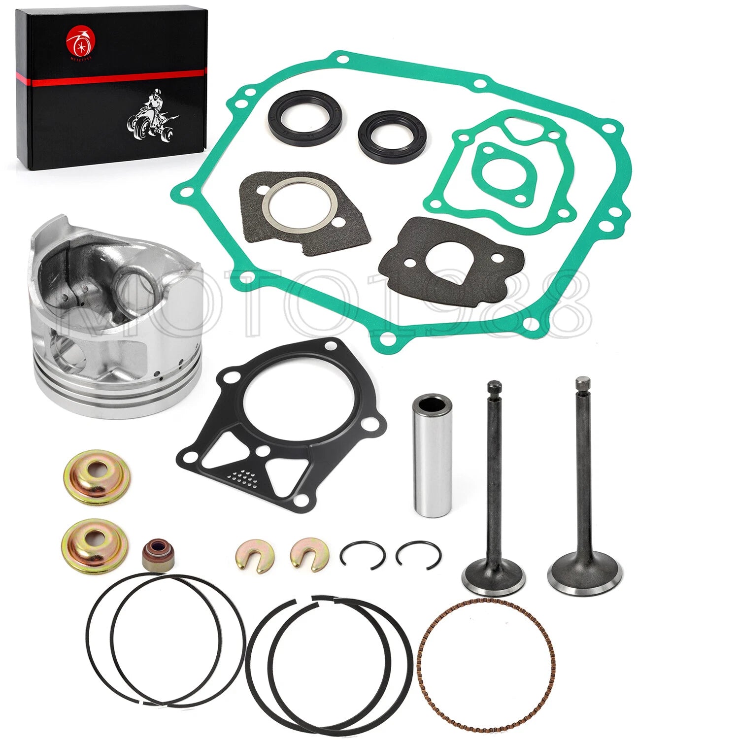 Piston Kit & Ring Gasket Seal for Yamaha Golf Cart G14 (1995–1996)