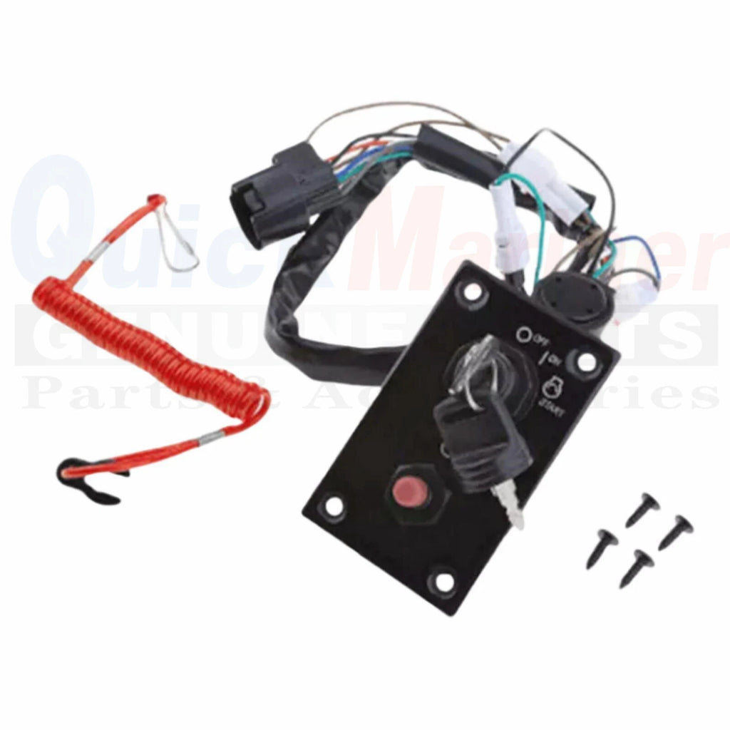 Ignition Switch Panel with Key for Suzuki Outboard (37100-96J24)