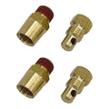 2X Exhaust Manifold Engine Block Drain Plug Kit for Mercruiser 4.3 5.0 5.7 350