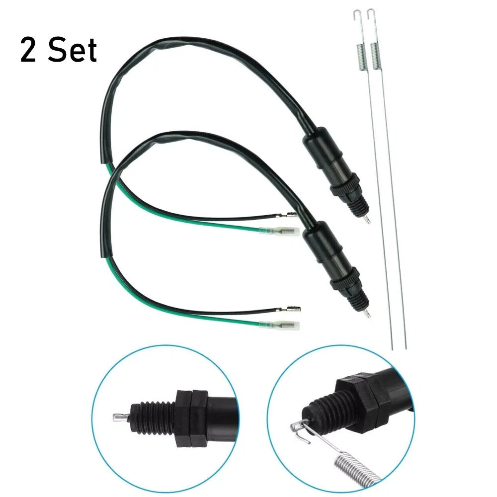 2X Universal Motorcycle Rear Brake Stop Light Switch & Spring for Honda Yamaha