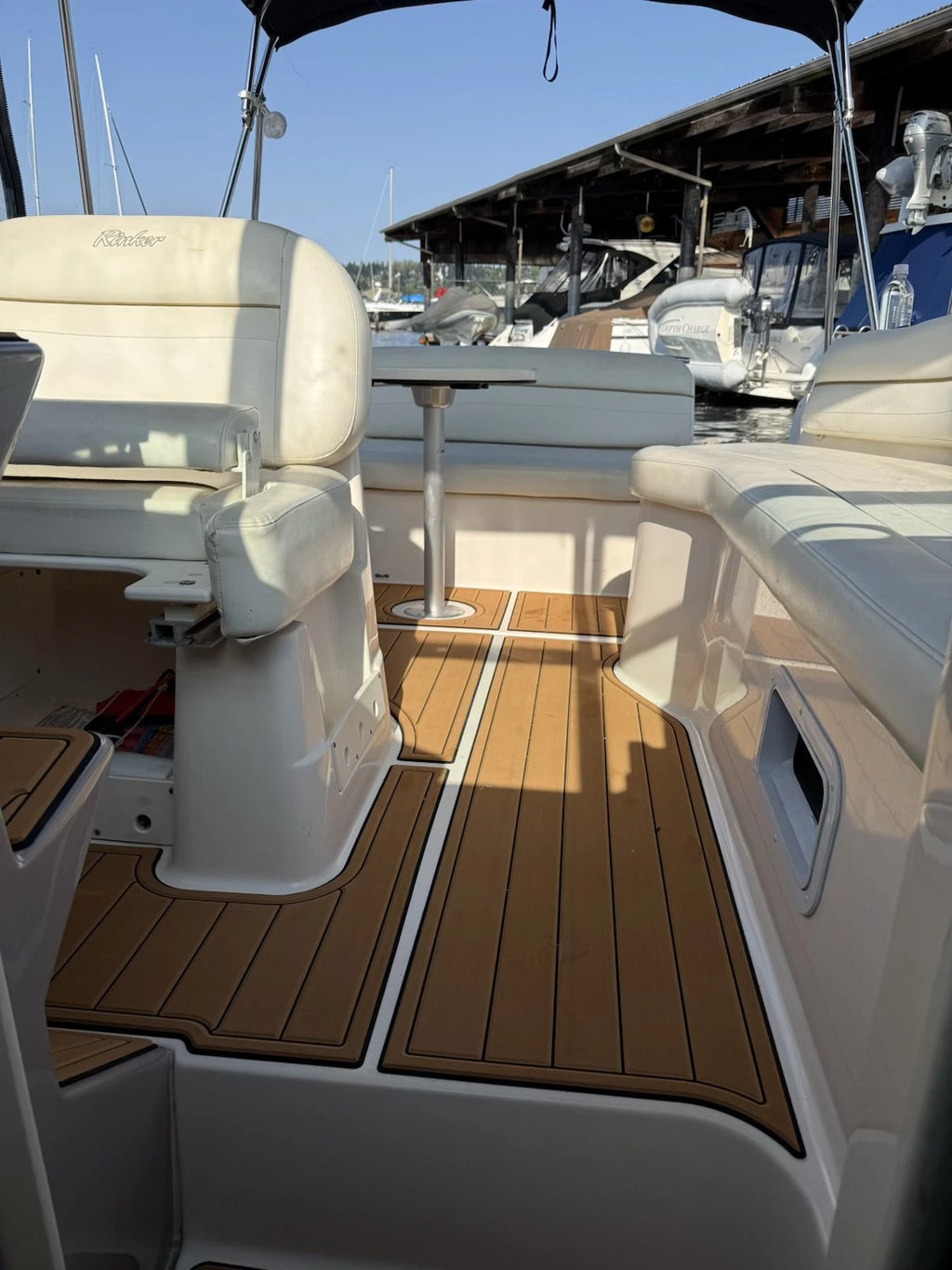 EVA Teak Decking Floor Pad for Rinker 250 Fiesta Vee (2004)