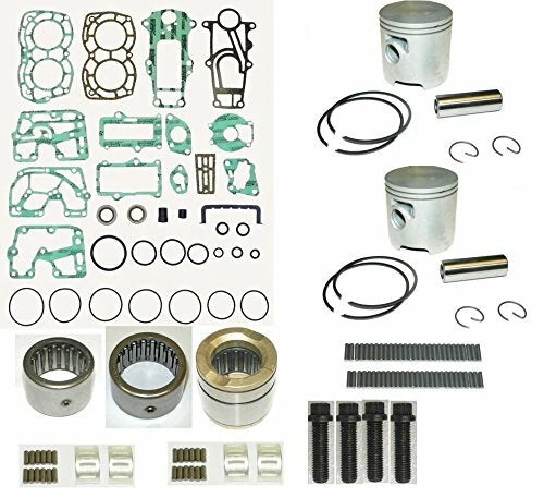WSM Powerhead Rebuild Kit for Mercury 15-25 Hp (1994–2006) 100-04-13 .75mm