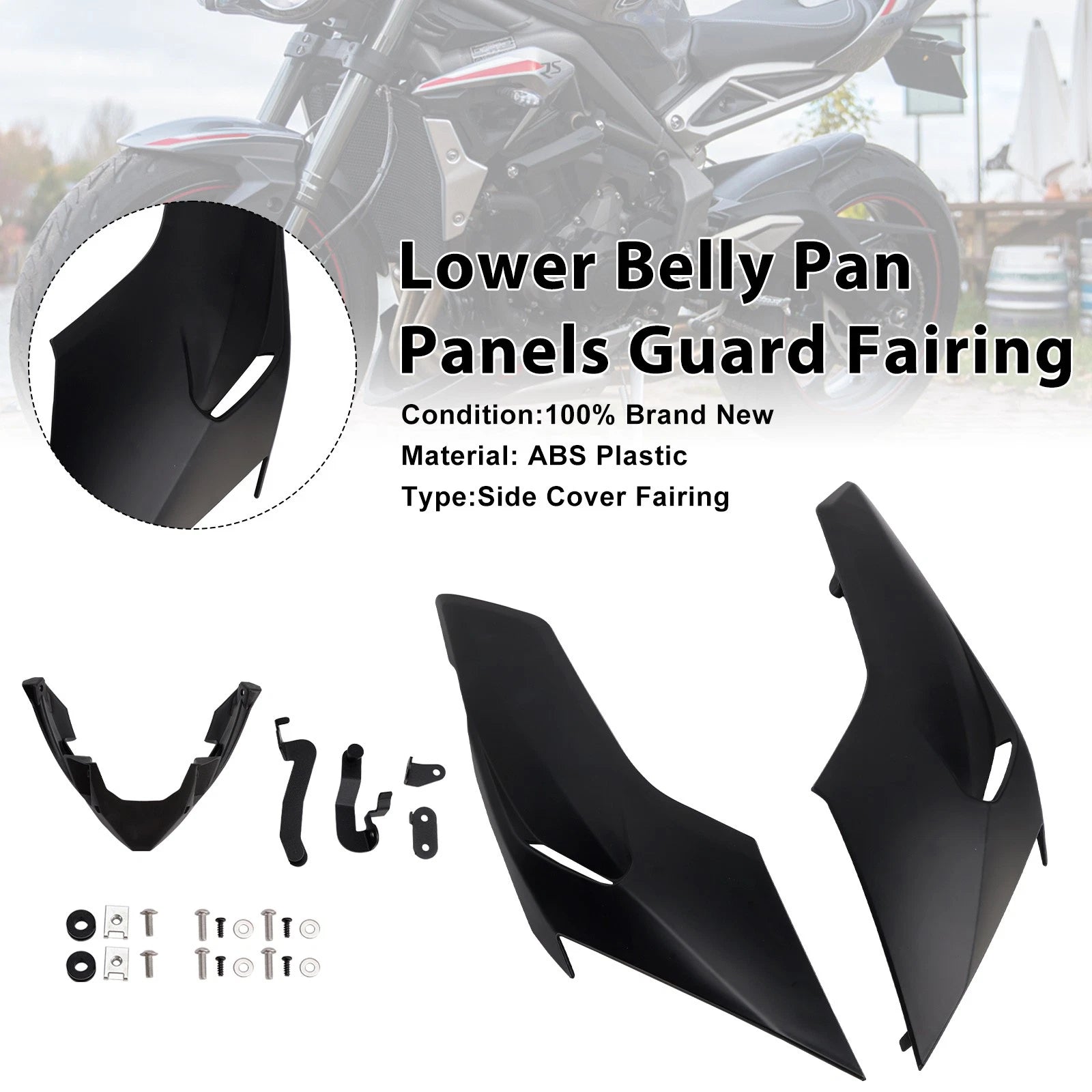 Lower Belly Pan Guard for Street Triple 765 R/RS (2020–2022) ML