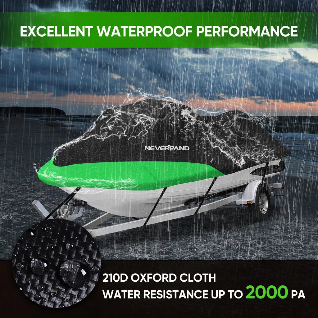 Jet Ski Cover for Heavy Duty 120"-135" Storage (Waterproof, Anti-UV)