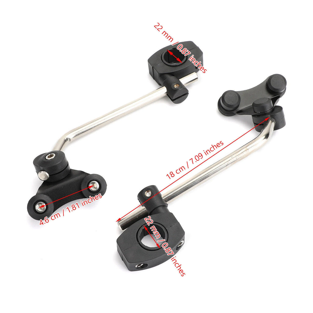 Universal Windscreen Bracket for Standard Handlebar (7/8" 22mm)