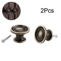 2X Vintage Single Hole Drawer Knob Pulls for Cabinet Wardrobe Furniture