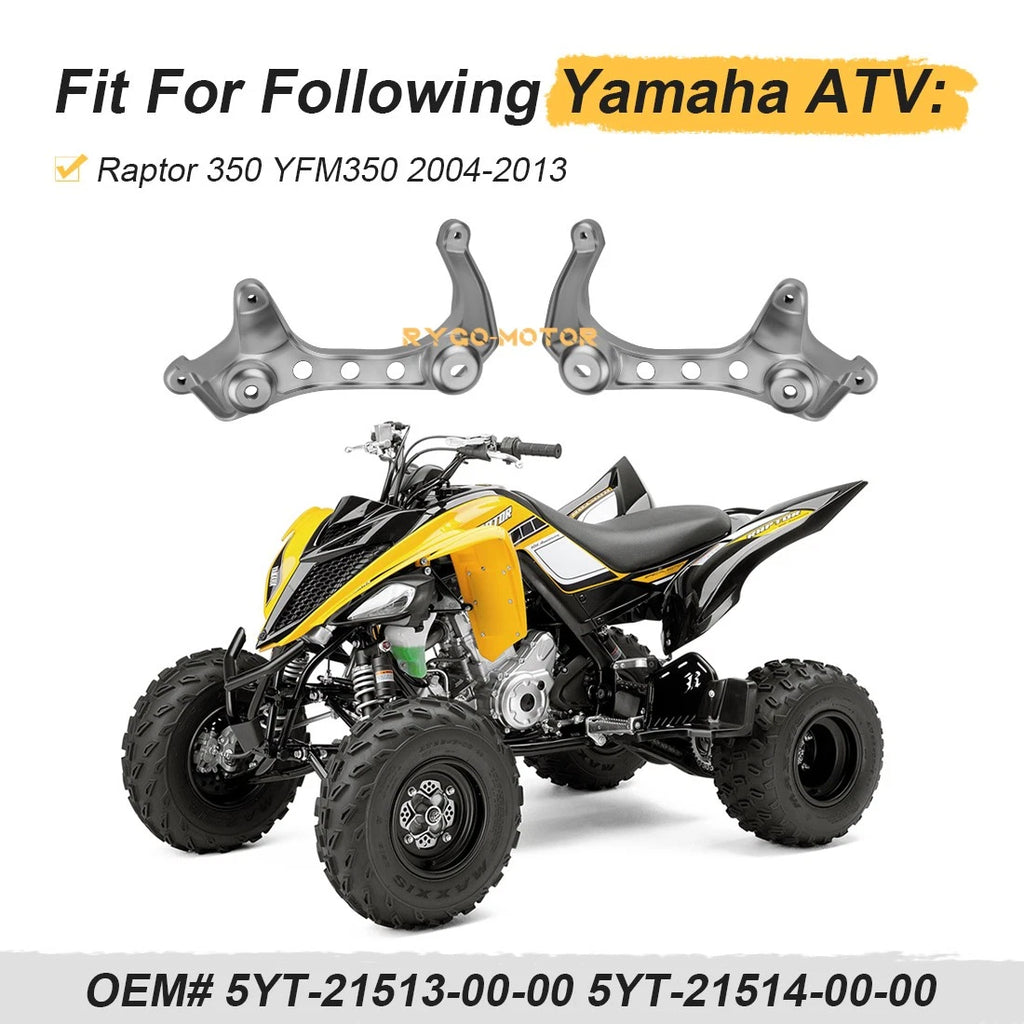 Front Fender Brackets for Yamaha Raptor 350 YFM350R (2004–2013) Left Right