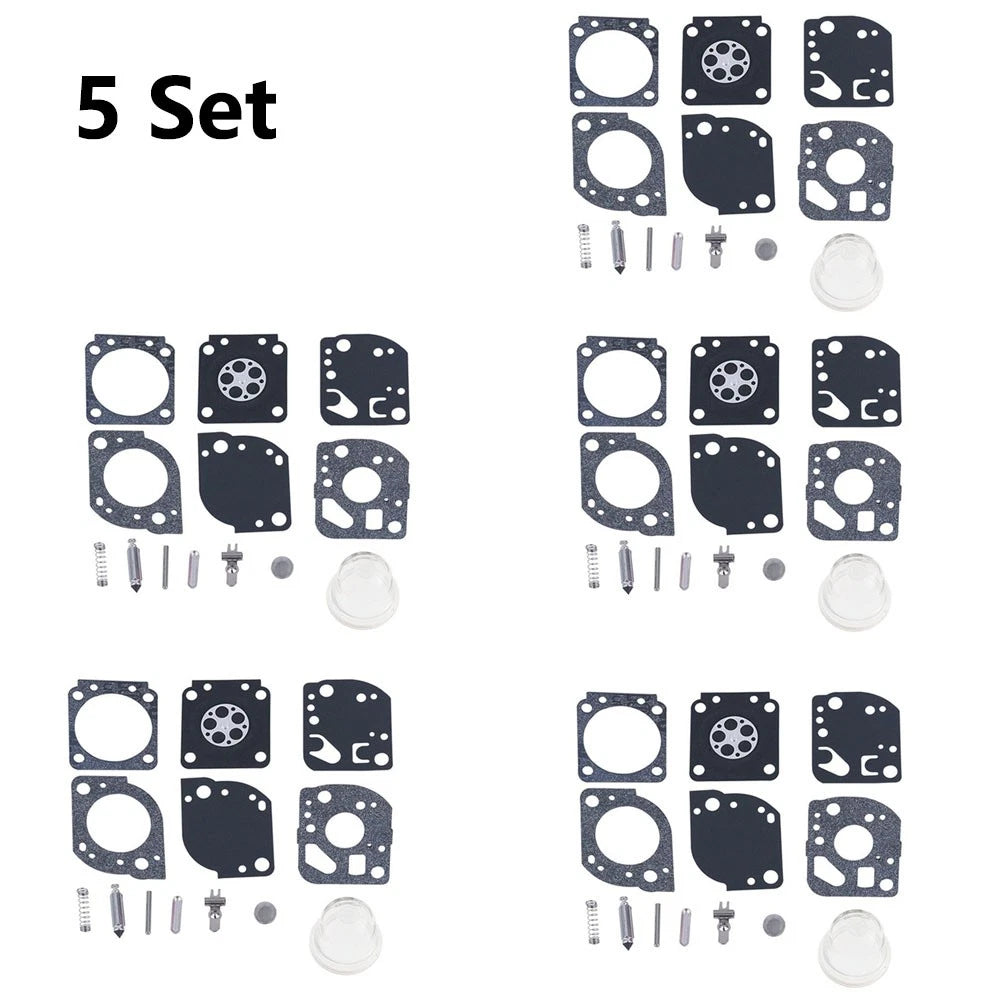5X Carburetor Gasket Kit for Poulan Ryobi Homelite Zama C1U-W19 RB-117