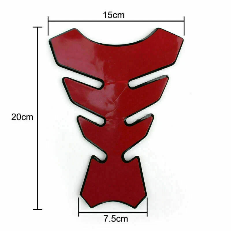 3D Rubber Side Tank Pad Protector for Yamaha YZF R1 R6 R6S FZ1 (2000–2023)