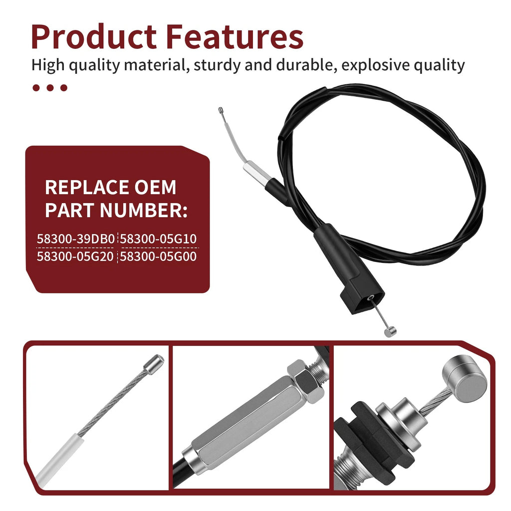 Throttle Cable for Suzuki QuadRunner LTF250F 4x4 (1999–2002)