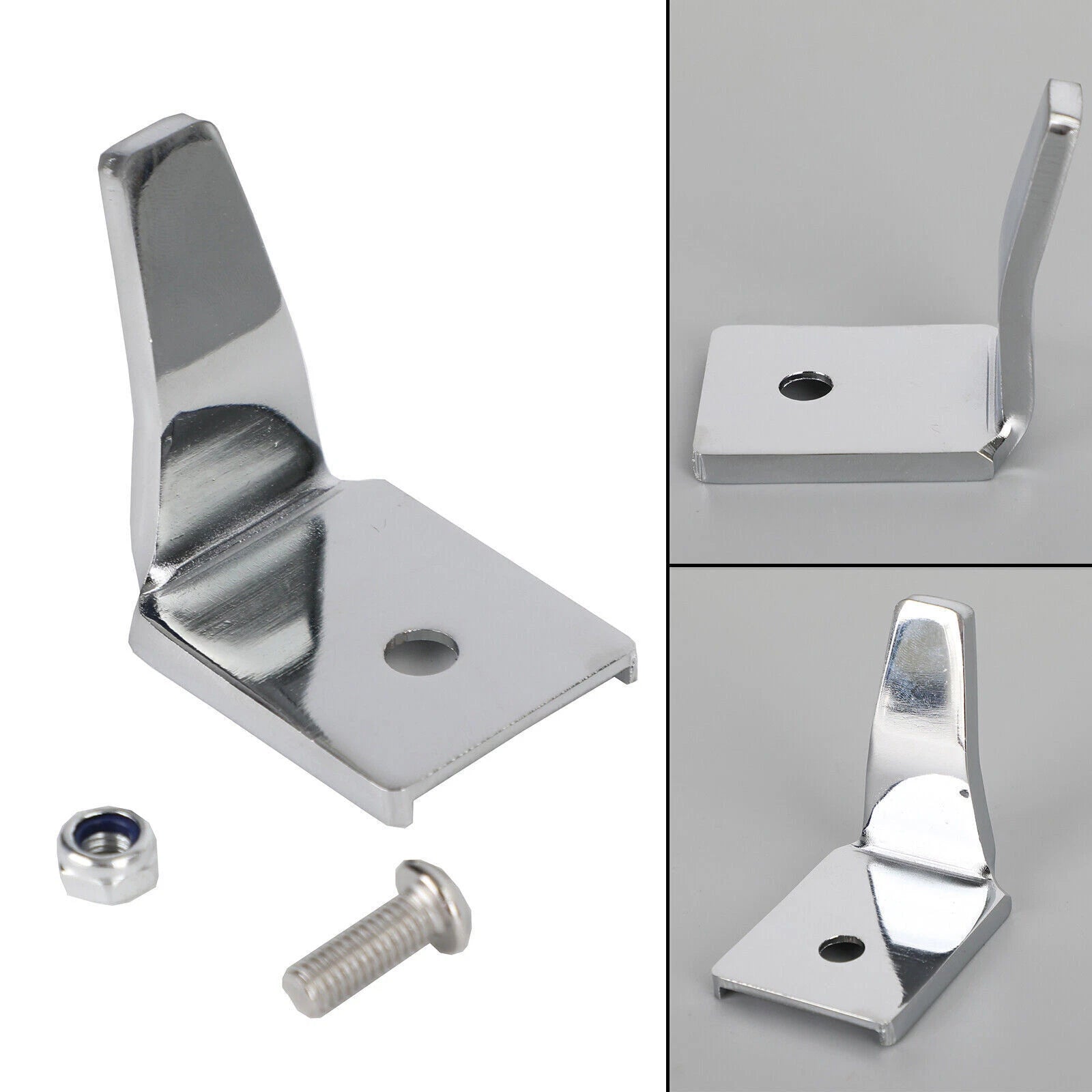 Chrome Stand Kickstand Extension for Softail Fat Boy Deluxe (2007–2017) T9
